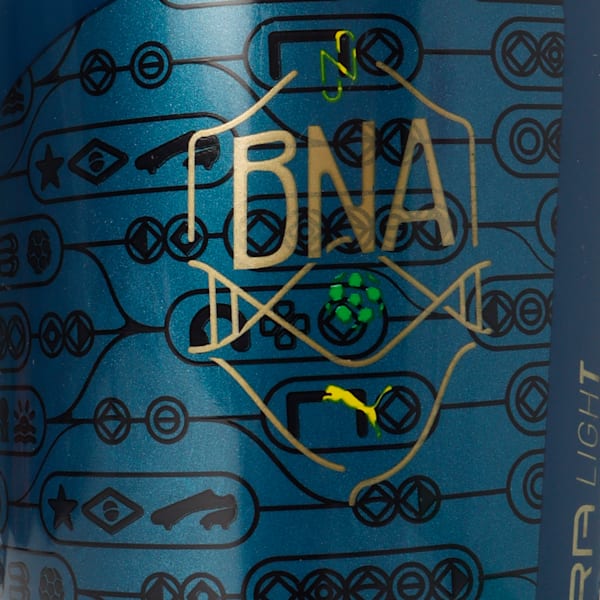 Neymar JR "BNA" ULTRA Light Football Shinguards, Sailing Blue-Gold-Pelé Yellow, extralarge-IND